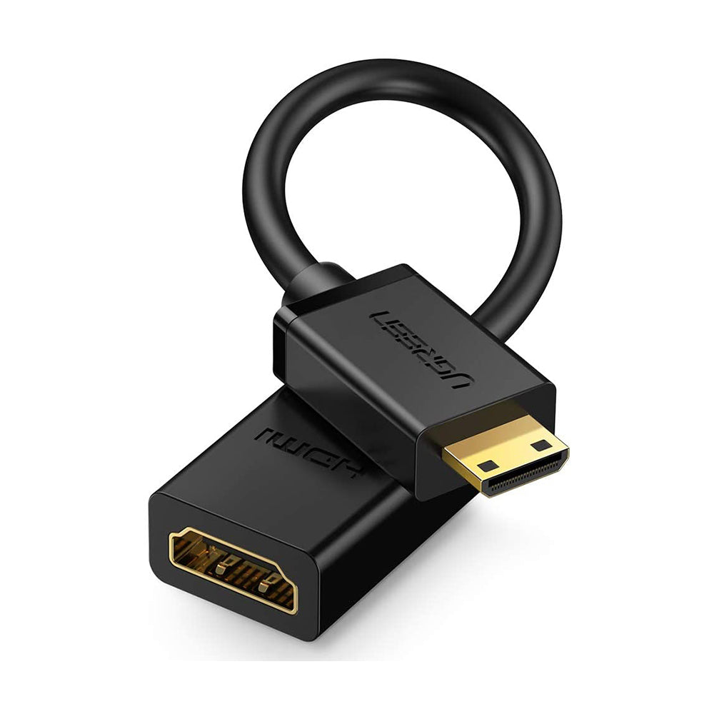 UGreen Mini HDMI Male to HDMI Female Cable 22CM - 20137 (4832924368996) UGreen Mini HDMI Male to HDMI Female Cable 22CM - 20137 (4832924368996)